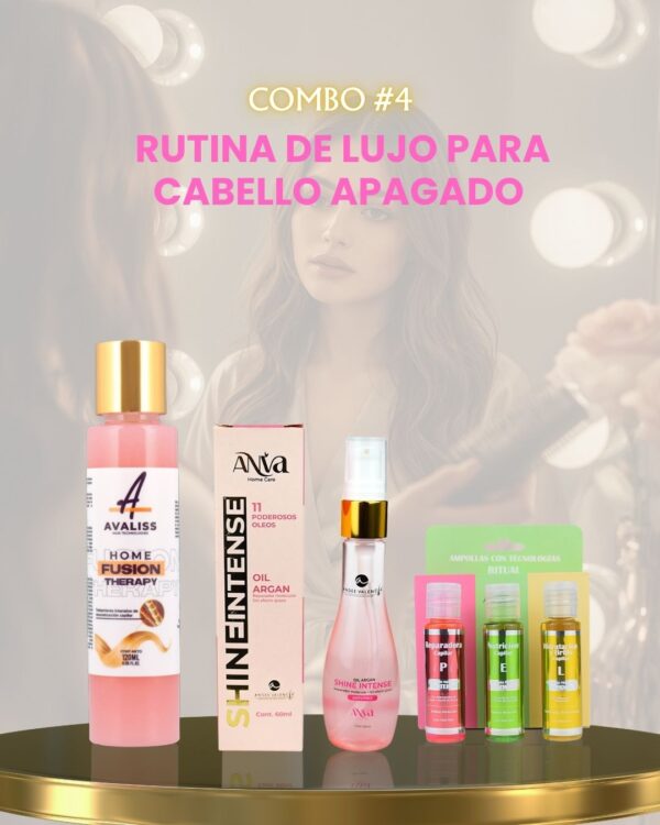 Combo #4  Rutina de Lujo para Cabello Apagado